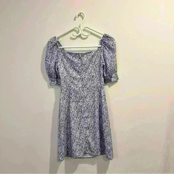 Pellucid | Pixie Floral Bustier Dress // Violet | Size : S - Picture 3 of 5